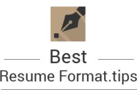 Resume Formats 2016