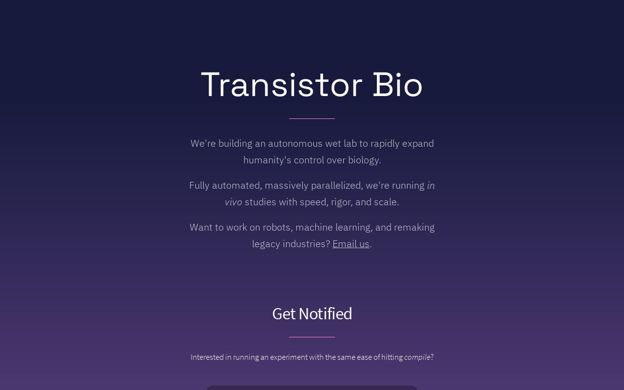 Transistor Bio