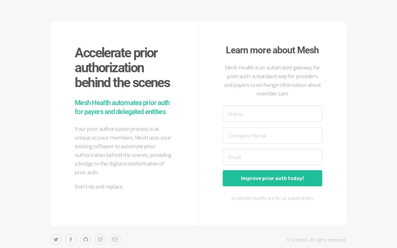 Mesh Health Solutions