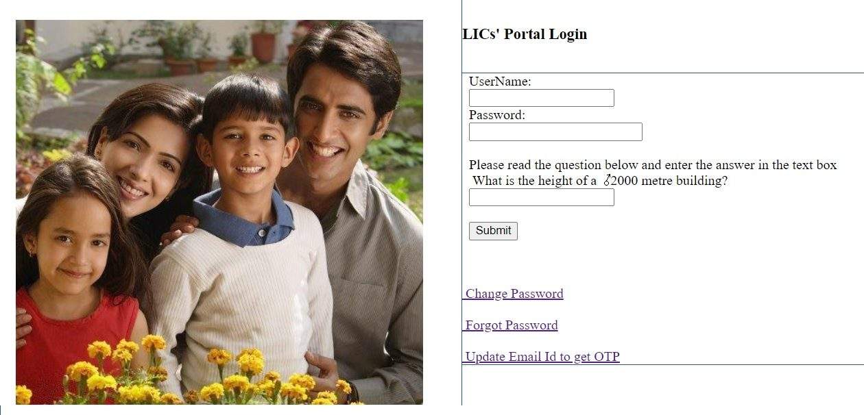 LIC Merchant Portal Login
