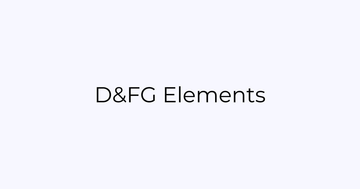 DFG Elements
