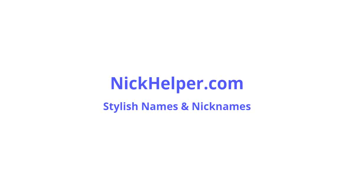Stylish Name & Nicknames Generator Tool