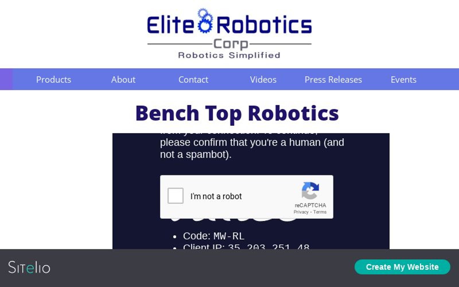 Elite Robotics Smart Robots for Smart Work
