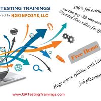 QA Testing Trainings-Powered by H2KInfosys